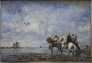 Eugene Fromentin Hunting heron, Algeria Germany oil painting artist